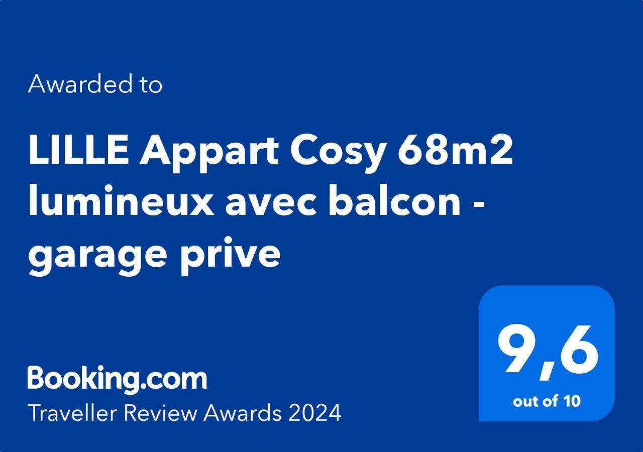 Lille Appart Cosy 68M2 Lumineux Avec Balcon - Garage Prive エクステリア 写真