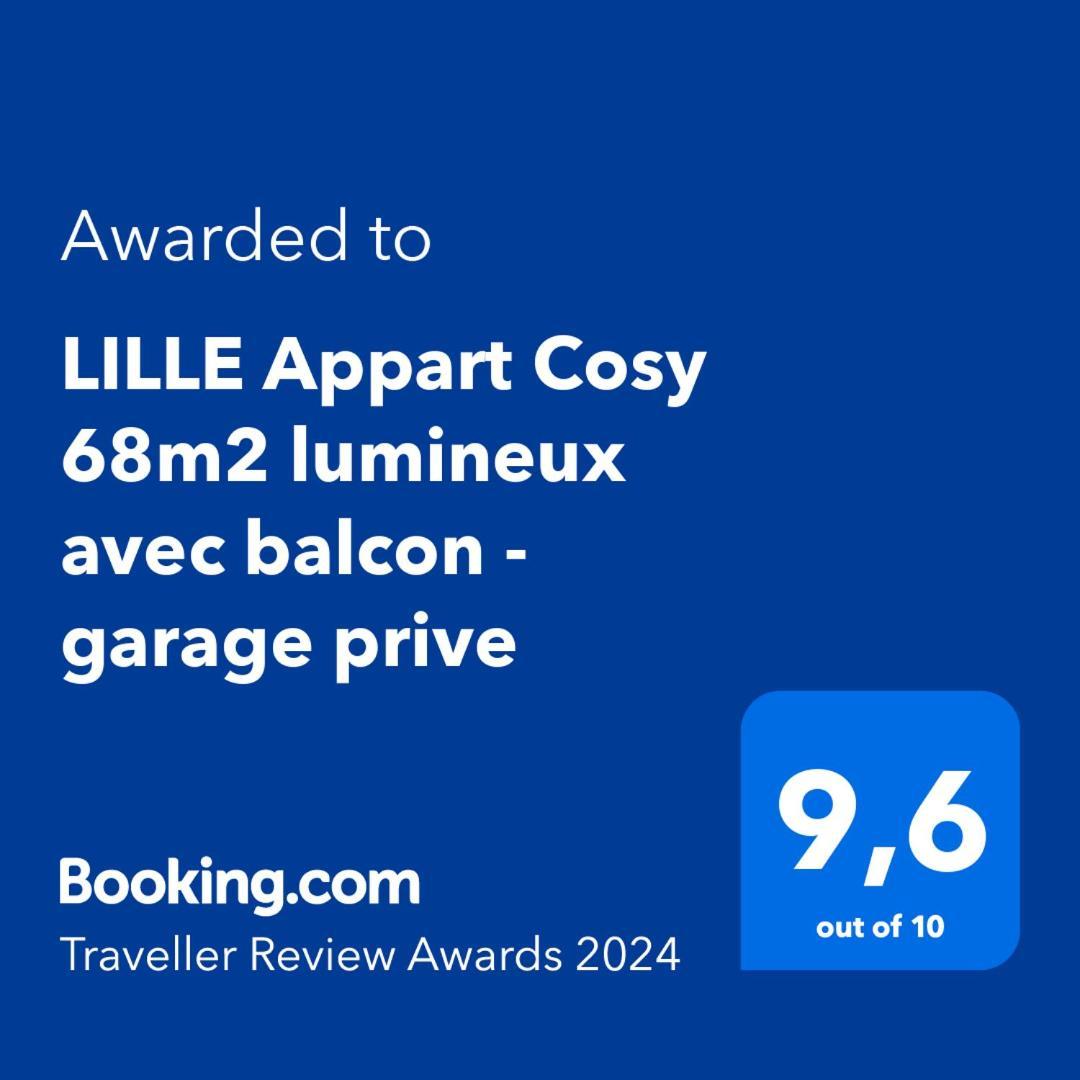 Lille Appart Cosy 68M2 Lumineux Avec Balcon - Garage Prive エクステリア 写真